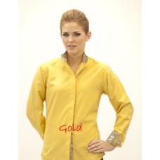 Fashionable Wrap Collar Shirt - 68700